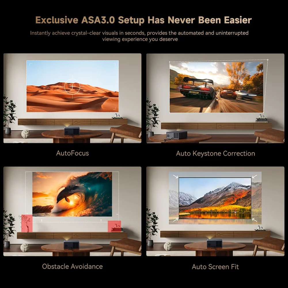 Wanbo X5 Pro ホームプロジェクター2024冬・Google TV搭載 Wanbo X5 Pro』レビュー、Google TV搭載、ASA3.0 AI調整対応の高機能