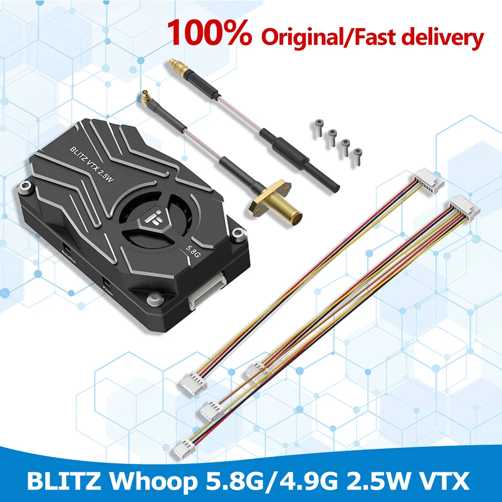 

iFlight BLITZ Whoop 4.9G/5.8G 2.5W VTX with MMCX Interface 25.5x25.5mm Mounting Pattern for FPV Drone Quadcopter