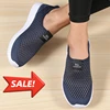المرأة الصيف تنفس شبكة الأحذية المسطحة خصومات مريحة المرأة أحذية رياضية كاجوال المضادة للانزلاق أحذية نسائية شحن مجاني