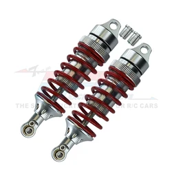 High - Performance Metal Aluminum 85mm Universal Shock Absorber for RC Vehicles (Silver)