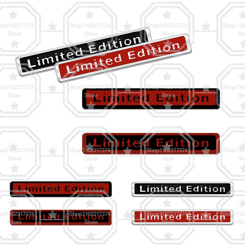 3D Limited Edition Emblem Metal Car Side Badge Decorazione Posteriore Tronco Adesivo Per Seat Skoda Jeep Jaguar Suzuki Lexustoyota