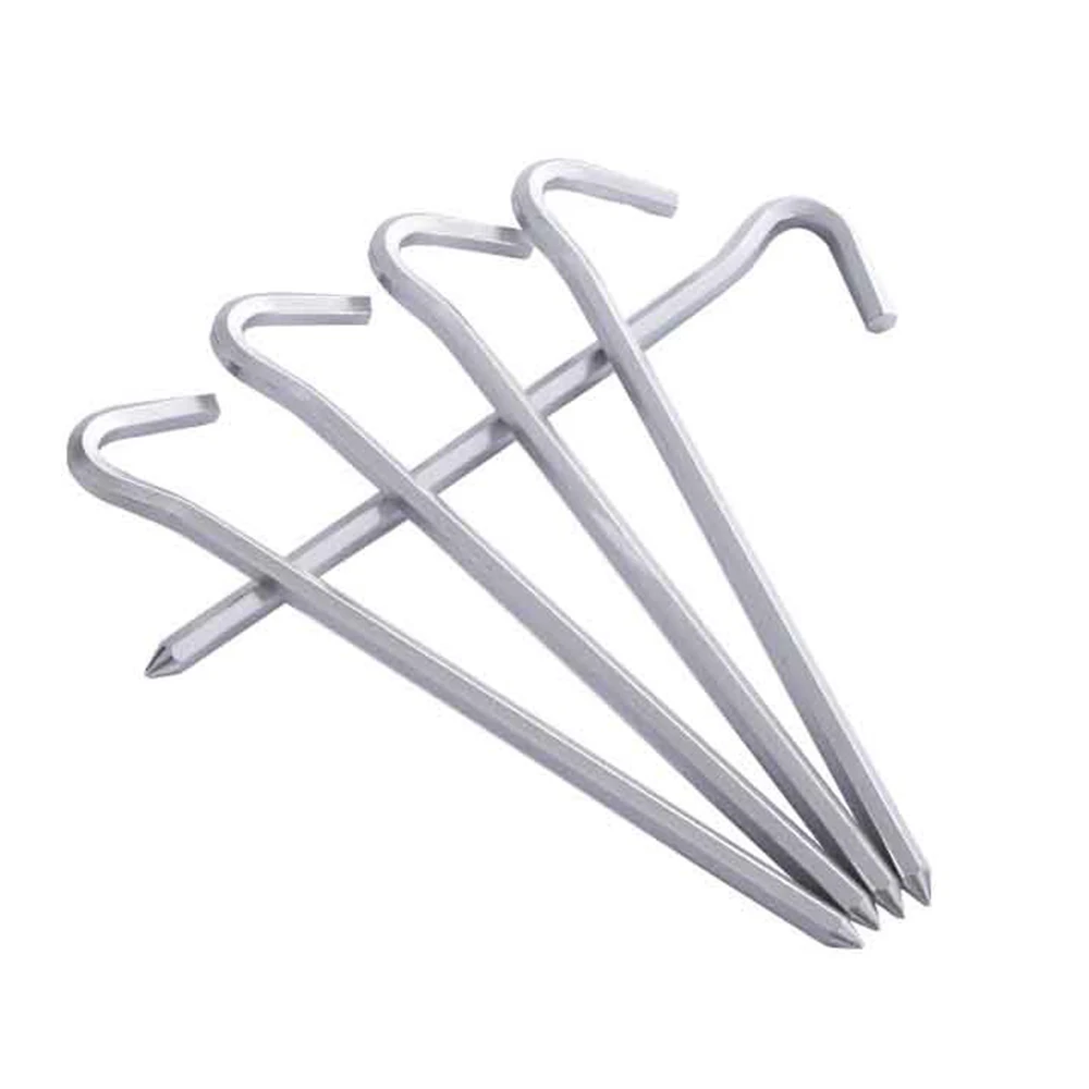 Tent Pegs Camping Tent Accessories Desert&Fox Tent Peg 6xTent Ground Nails 18cm Aluminum Alloy