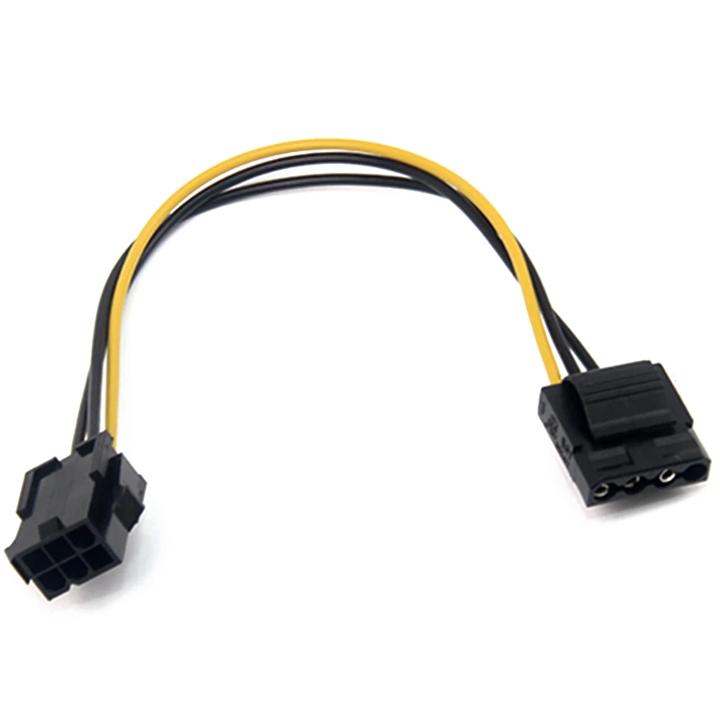 Кабель питания Exegate 2 Molex to PCI-E (6-pin), 0.15м (EX-CC-PSU-6)