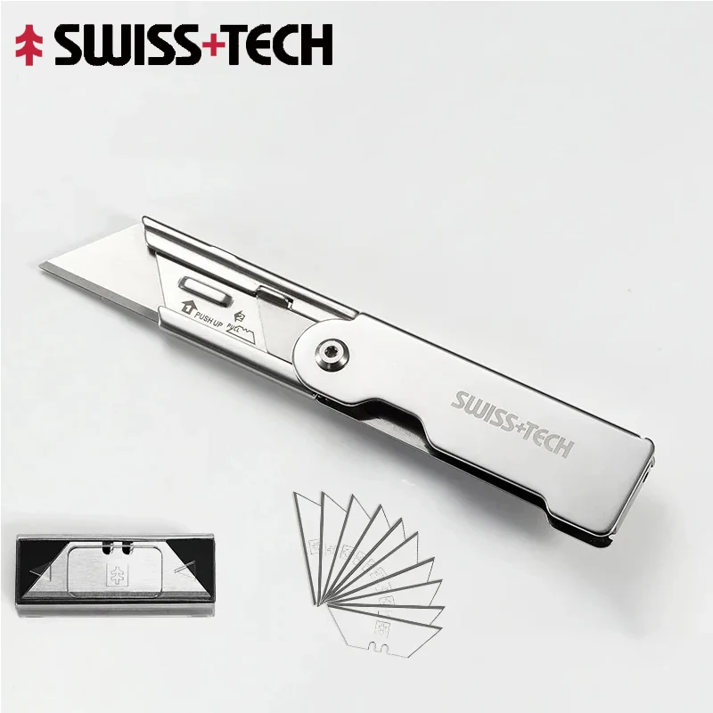 SWISS-TECH-Folding-Utility-Knife-Unpacking-Express-Knife-Portable ...