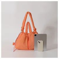 Casual nylon padded tote bag designer soft puffer women shoulder crossbody bags Simple Vintage large capacity handbags 2023 - Image 4