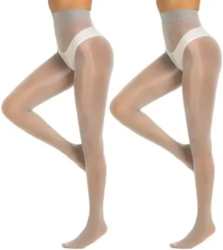 Collants transparents brillants taille haute pour femmes, chaussettes longues et moulantes, collants transfrontaliers lumineux de la Chine continentale