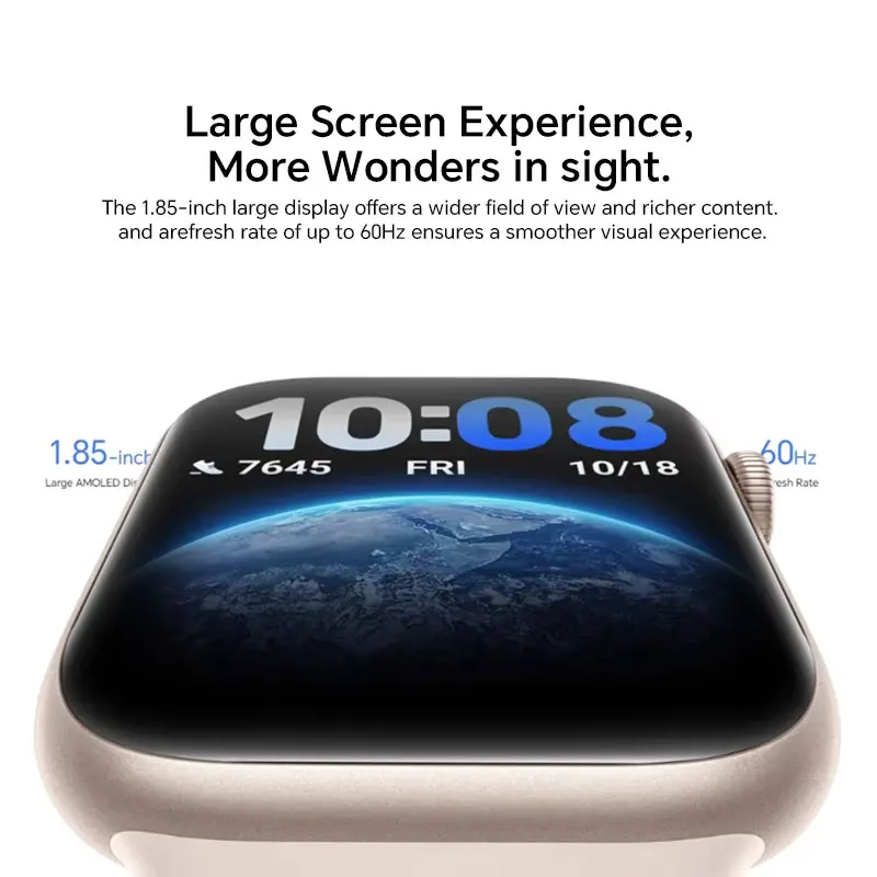 HONOR Watch 5 Smartwatch Global Version 1.85" AMOLED Display 480mAh Battery 15 days Battery life 5ATM Bluetooth 5.2 Watch IP68 4