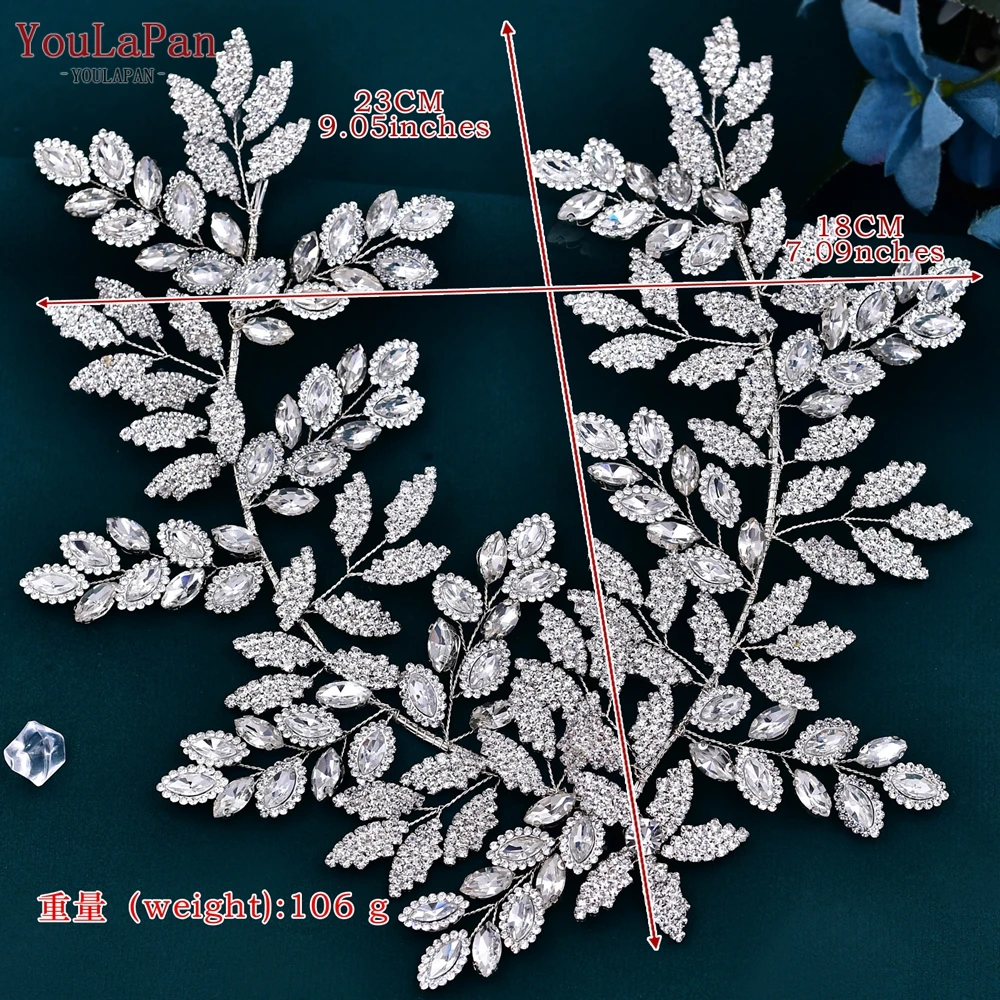 YouLaPan Bridal Wedding Alloy Decoration Hair Patch Fashion Shining Headwear Girl Beauty Pageant Jewelry Accessories HP396