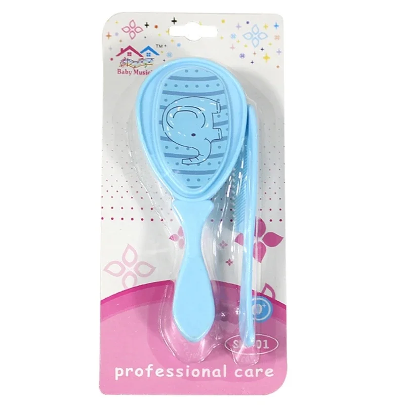 2PCS/Set Soft Infant Comb And Hairbrush Set For Baby Safety Tangle Children Brushes Of Hair Care Products Hairbrush