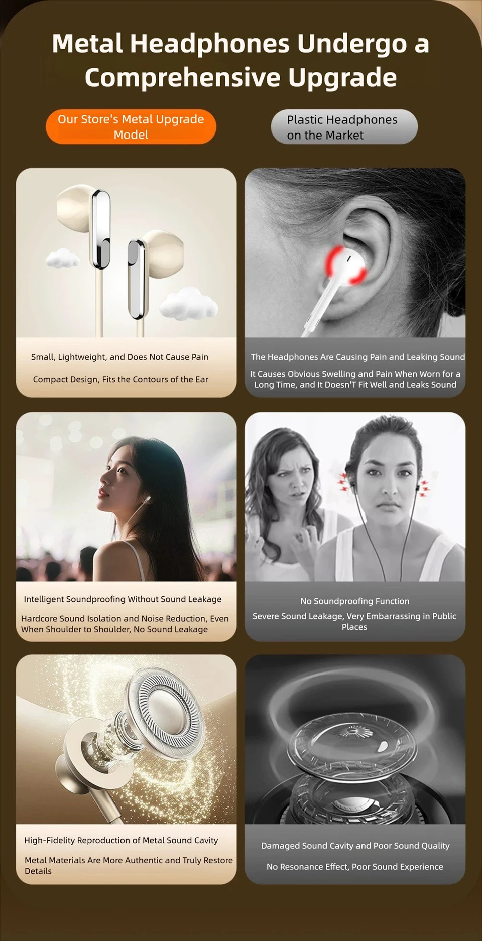 Wired Headphones With Usb-c And 3.5mm Jack Hifi Stereo Audio_voghion.com