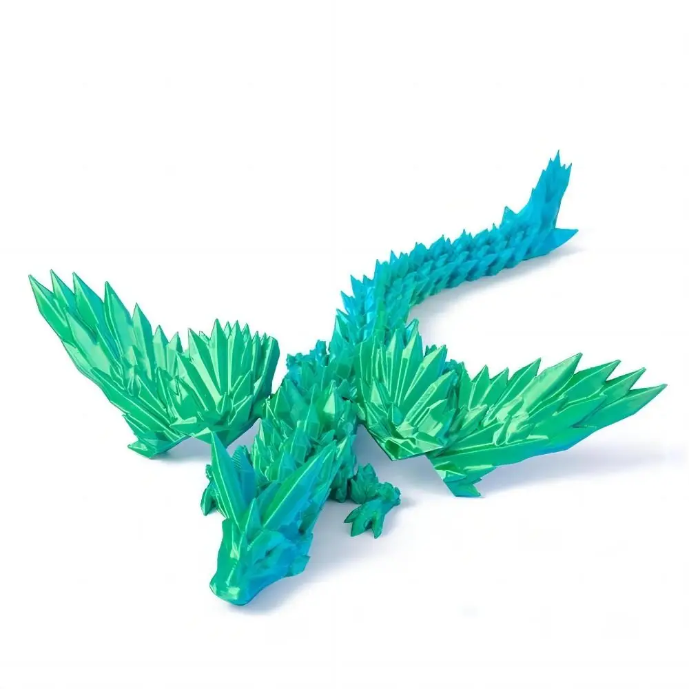 3D Dragon Realistic Dragon Statue Rotatable Articulated For Landscaping Decoration Printed Figures Animals Kid Gifts ornament crafts miniature figurines resin ornaments miniature ornament 3d printed toy resin crafts dragon statue dragon ornament