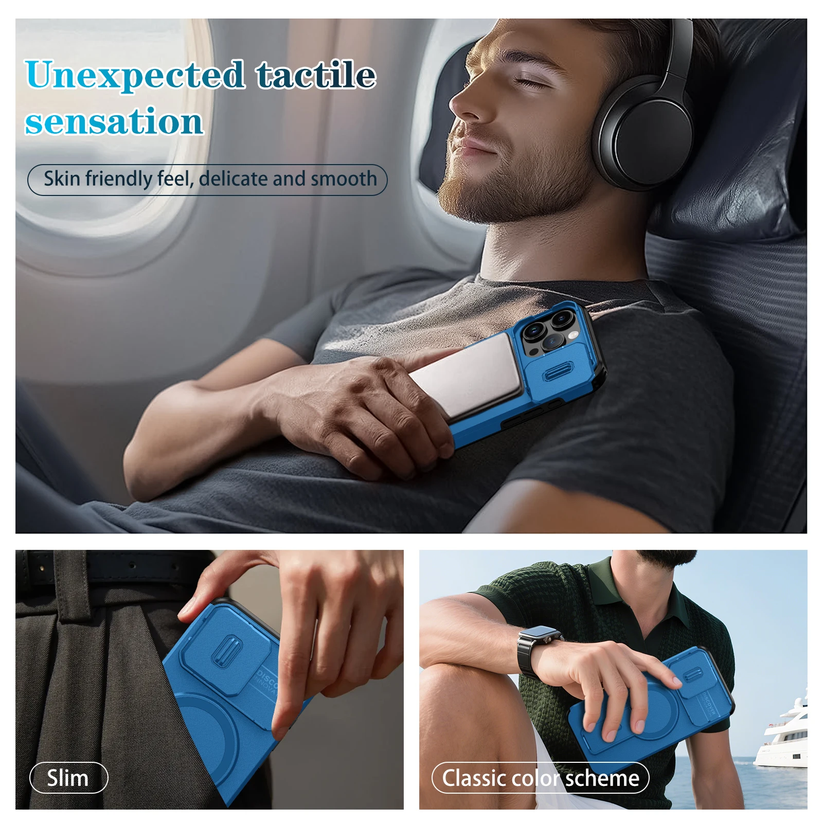 Dual Layer Slide Camera Protection Phone Case