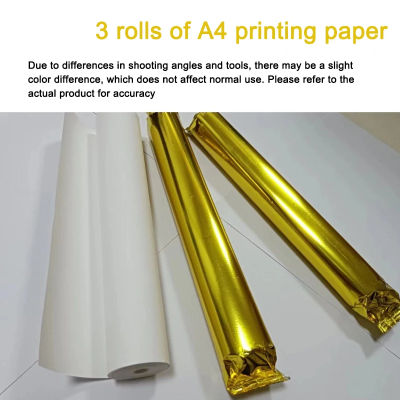 3-roll portable error printer special thermal paper Mini printer special paper
