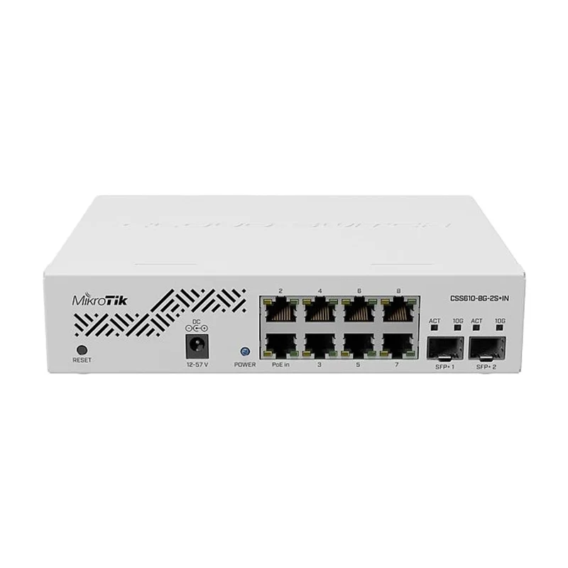 

MikroTik CSS610-8G-2S+IN 8 Port Gigabit Ethernet network switch