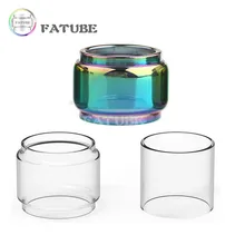 

FATUBE 5pcs Rainbow Clear Bubble Straight Glass Cups for BSKR Berserker Mini V2 Mini GLASS TUBE