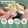 10/1pcs Stainless Steel Garlic Peeler Quickly Garlic Peeling Pig Hair Plucking Clip Manual Tweezers Gadgets Kitchen Accessories 5
