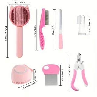 Cat Grooming Kit Set 4