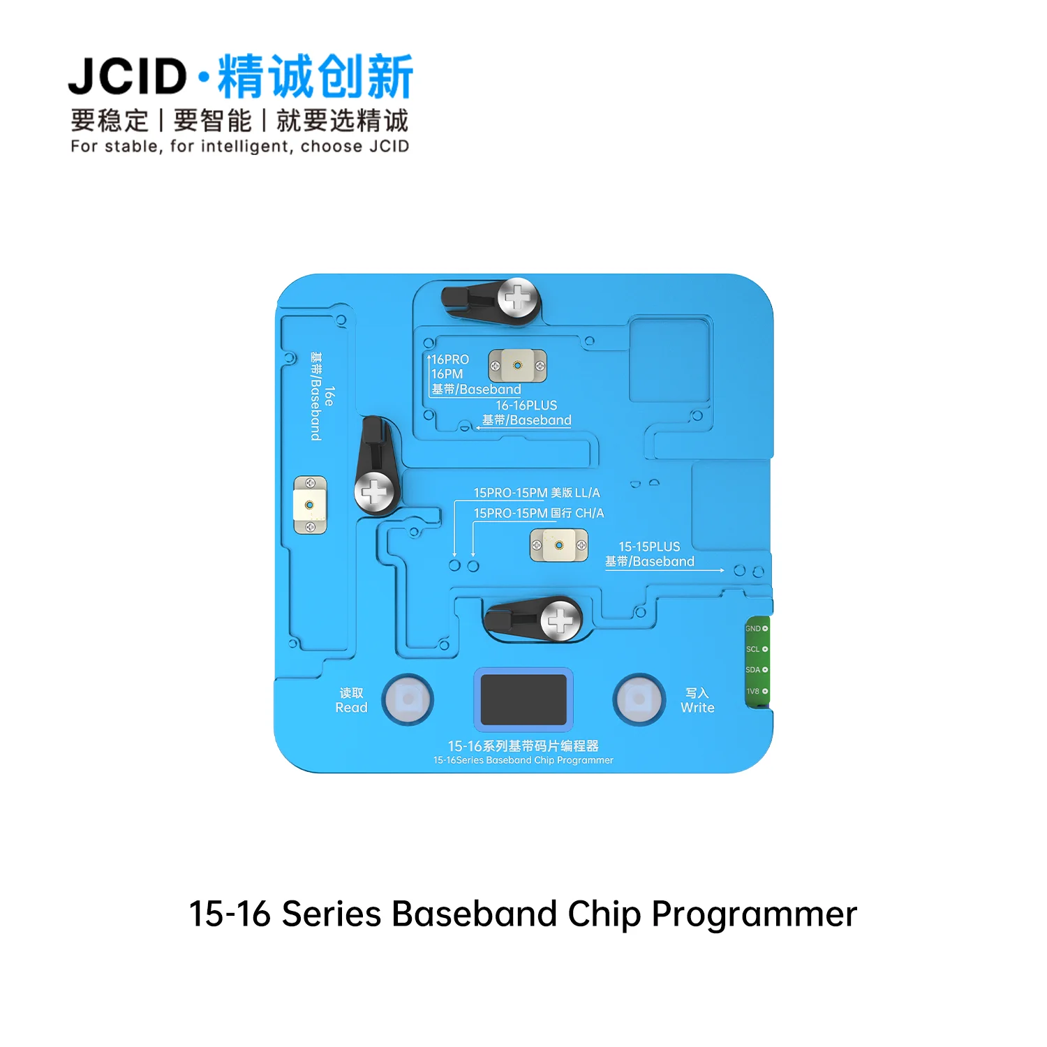 JCID IPX/11/12/13/14/15/16/17PM 베이스밴드 EEPROM 칩 비분리형 수리 프로그래머, CH&US 버전 17 시리즈 수리 지원