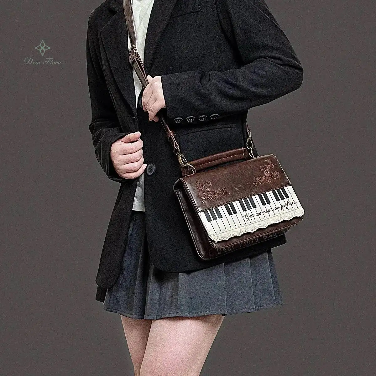 New Y2k Vintage Piano Shoulder Bag Womens Brown Crossbody Bag Girls Transparent Ita Bag Personalized Backpack Aesthetic Handbags Sdb324aa90be7439a9545c1856e4c8a1bc