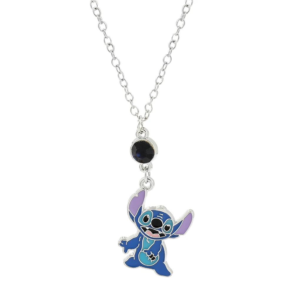 Disney-pendientes de Metal de Lilo & Stitch para mujer y niña, aretes  colgantes de Anime, accesorios de joyería delicada, regalos Kawaii, novedad