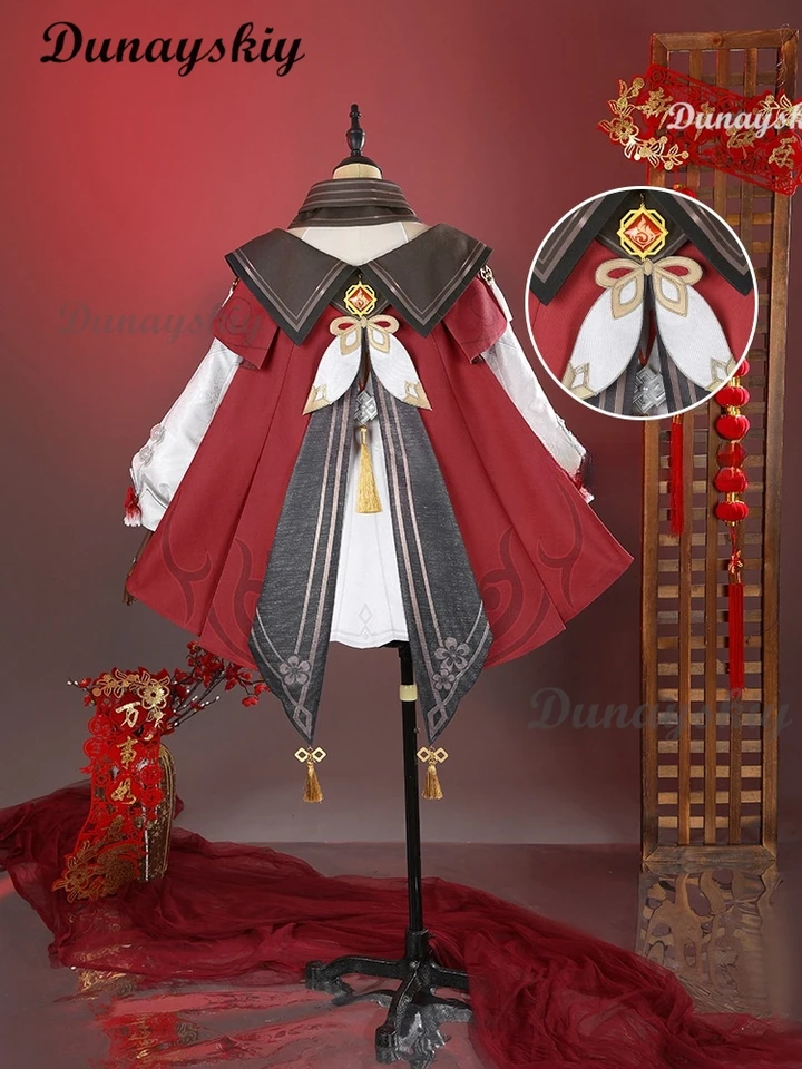 Orecchini A Clip Hu Tao Di Genshin Impact – Accessorio Cosplay Fantasia, Lega Metallica, 1 Paio