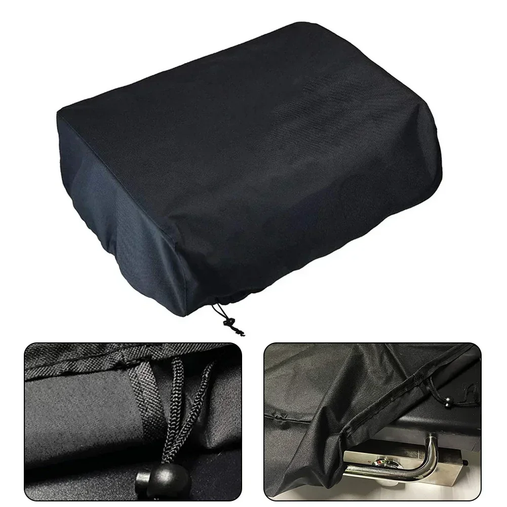 Polyester Waterproof BBQ Grill Protective Cover Black For 22 Inches Table Top Griddle With Hood 57x48x23cm BBQ Parts 5