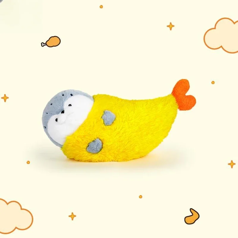 Kawaii Seal Fried Shrimp Tempura Plush (60cm) - Limited Edition