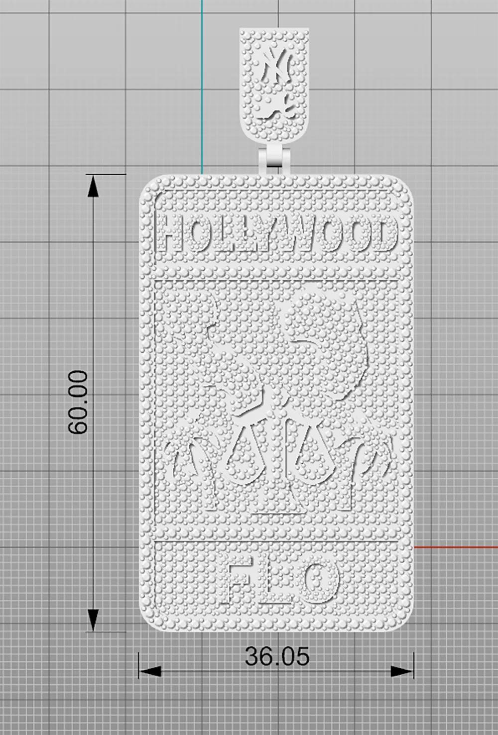 Hip Hop Jewelry Custom Diamonds Shine Iced Out Men Charms Diamond Logo Tag Necklace Nameplate Custom Pendants