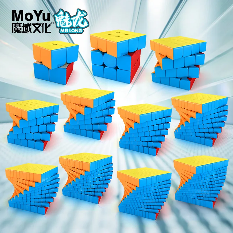 [Picube] MoYu Meilong магический куб без наклеек 2x2 3x3 4x4 5x5 6x6 7x7 8x8 9x9 10x10 11x11 12x12 скоростных