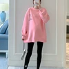 Maternity Autumn Fake Two Tops And Sweaters For Pregnant Women Cartoon Pattern Hoodies For Nursing Mothers Breastfeeding Poleron 3