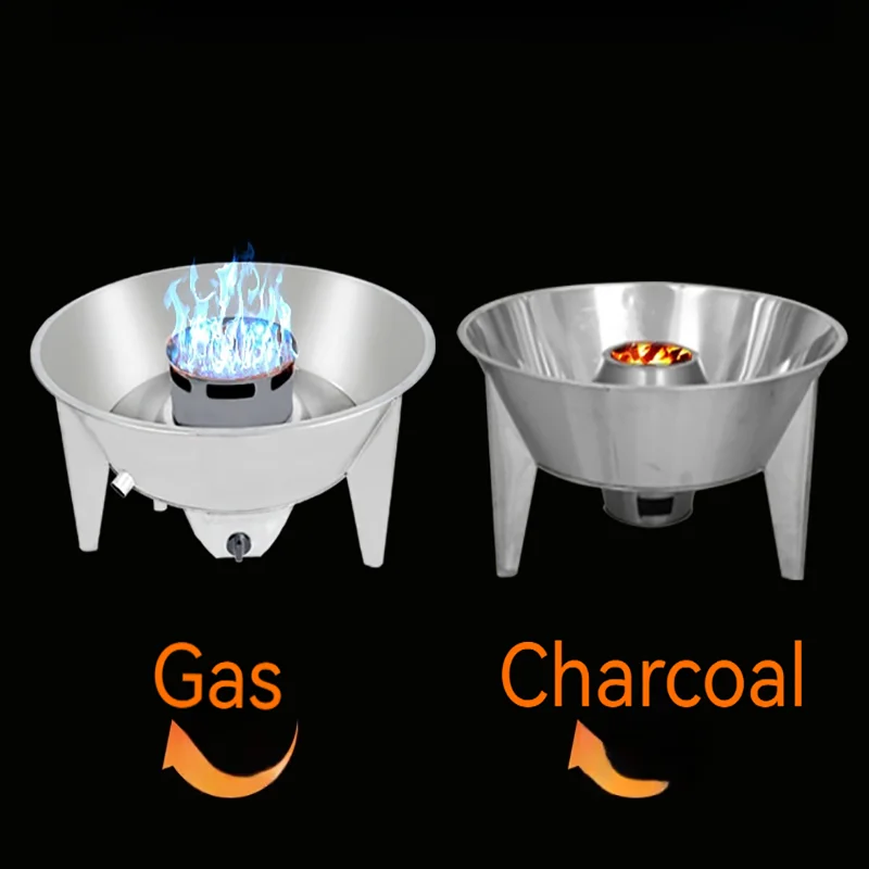 Stainless Steel Vertical Charcoal Duck Chicken Oven Meat Roast Stove Goose Crispy Pork Belly Hanging Oven 6