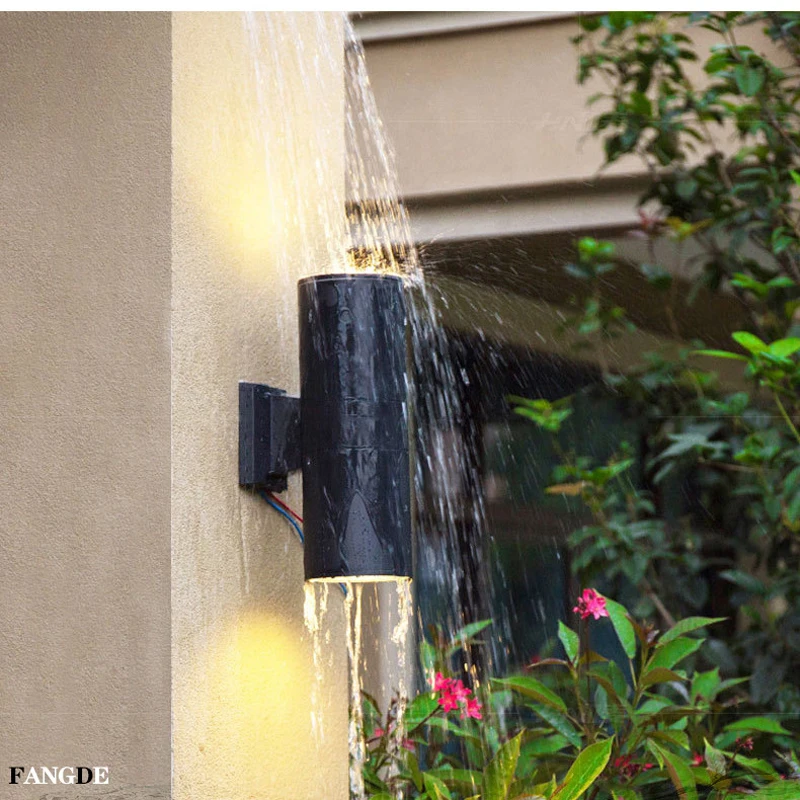 Waterproof LED Wall Lamp 6W 12W 18W 110V 220V COB Double Head Wall Light for Indoor Outdoor Porch Street Path Lighting 1PCS led light led wall lamp wall light