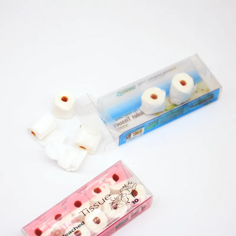 Carta igienica in miniatura (2 confezioni) Mini rotolo di asciugamani Carta igienica in miniatura (2 confezioni) Mini rotolo di asciugamani