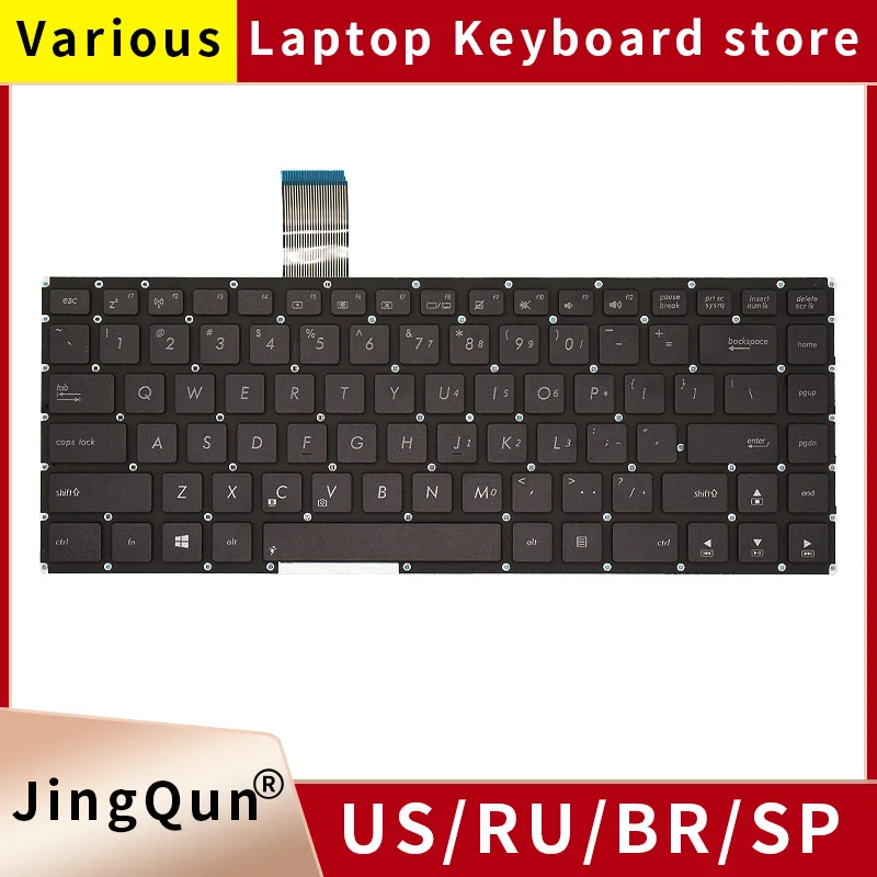 New US Russian SP BR Laptop Keyboard For ASUS K46V K46VM K46CB S46 S46C S46E A46 A46C S46 S46C S46E R405C S405C K46E E46C