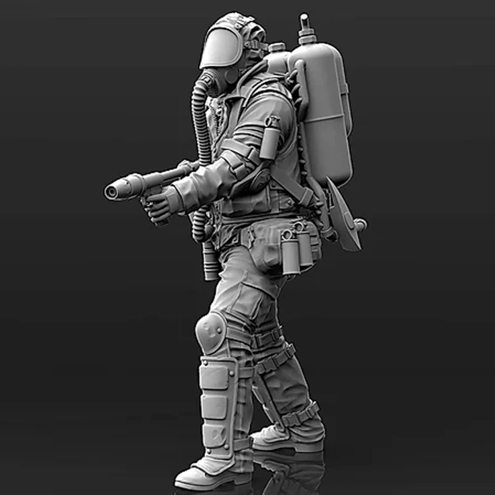1/35 City Destroyer, Resin-Modellfigur, Science-Fiction-Thema, unmontierter und unbemalter Bausatz
