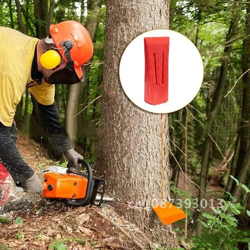 

Wedges for Tree Felling 6Inch Wedge for Felling Chainsaw Tool Auxiliary Wedge Cutting Tree Wedge Spiked Tool for Logging Chains