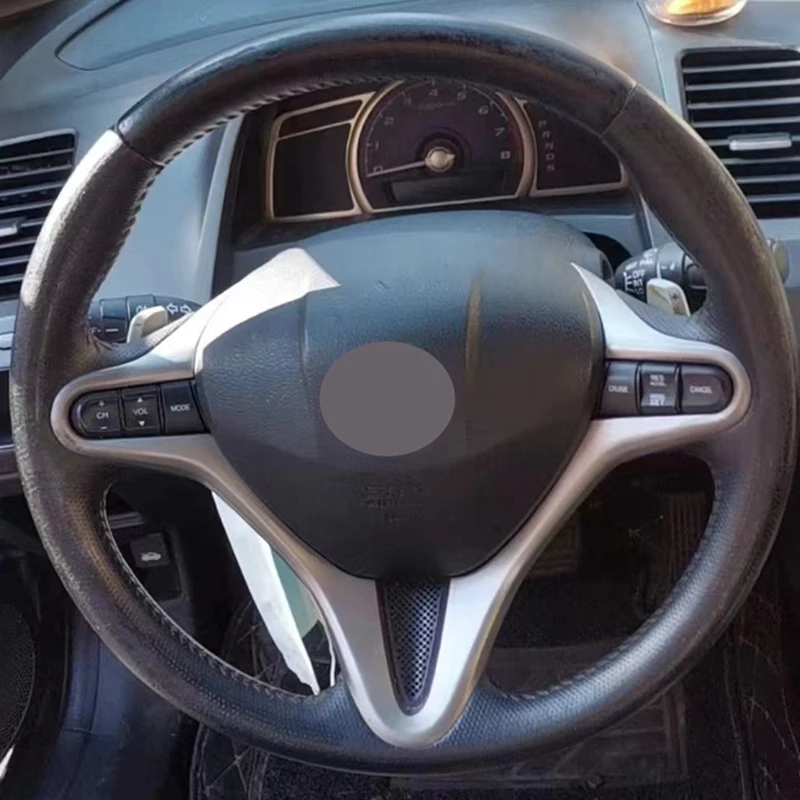 Car Steering Wheel Cover Customized Noslip Artificial Leather Car