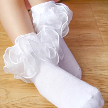 Fashion Children's Dance Socks Princess Girls Frilly Sock