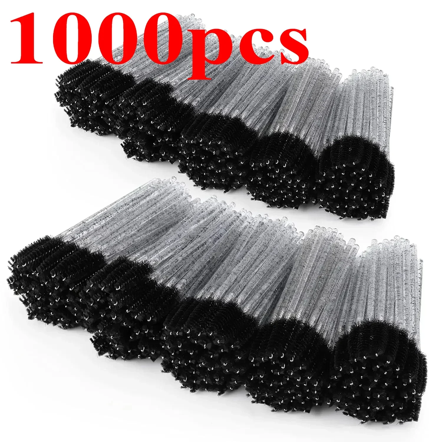 Spoolies for Eyebrow Beauty Tools Eye Lash Extension Colorful Disposable Mascara Wands Eyelash Brush 100/500/1000pcs