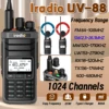 Iradio UV-88 Walkie Talkie Multi Band Ham Radio HF CB SSB AM Type-C Charging LSB CW LW MW SW 1024 Channels 1