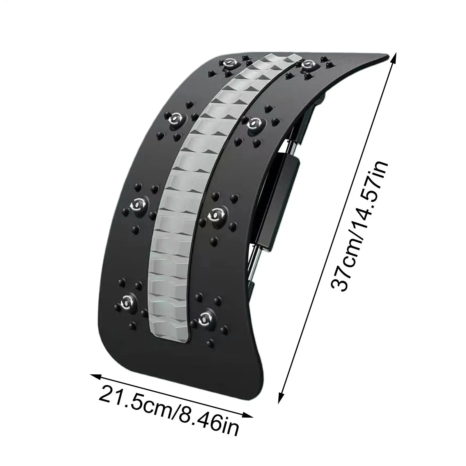 Back Stretcher Adjustable Back Stretcher Massager Waist Support Relieving Board Lower & Upper Back Support for Workout Recovery