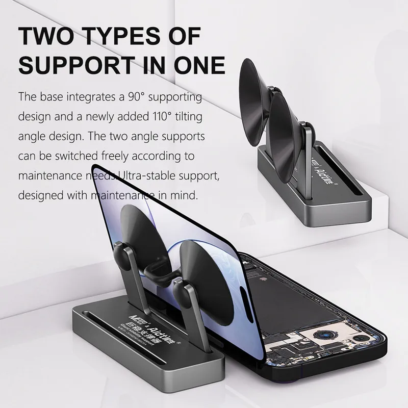 MaAnt M095 Support Stand For Mobile Phone Repair Strong Suction Motherboard Removal Side Mount Clamp Fixture