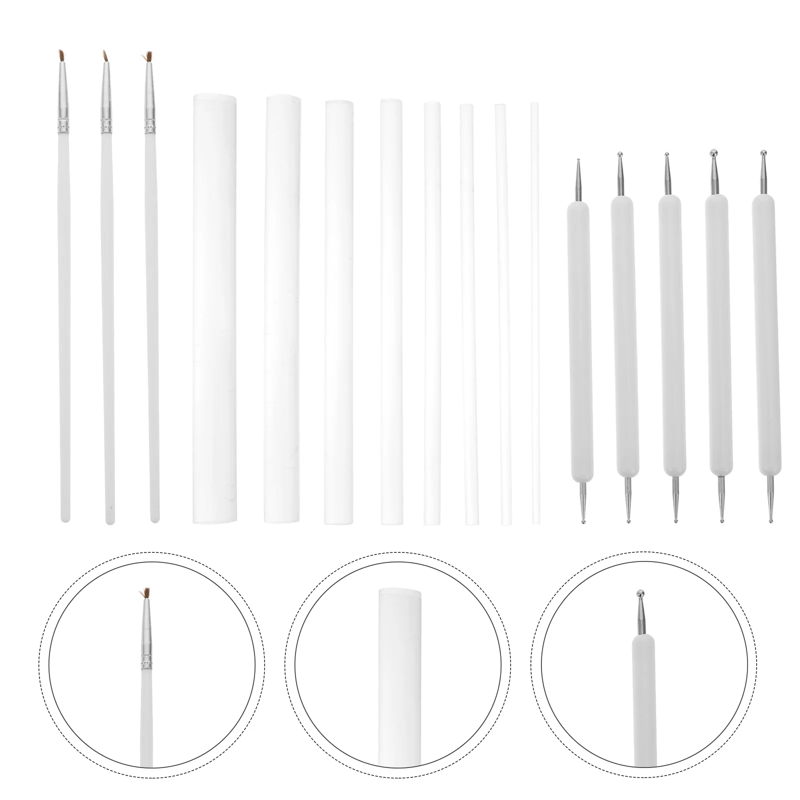 Mandala Dotting Tools Set Pottery Clay Modeling Embossing Mandela Dotting Tool Mandala Coloring Drafting Painting Rocks for 4pcs dotting modeling ball tools double ended 8 ball stainless steel clay ceramics pottery carving embossing sculpting tools