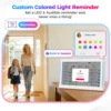 15.6 Inch LED Light Reminder Smart Digital Calendar Planner & Chore Chart, IPS HD Touch Screen Display for Family Schedules