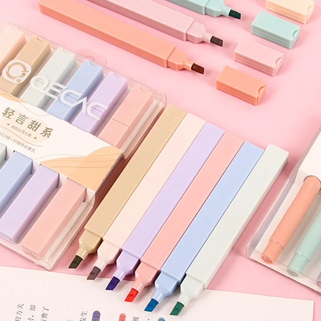 12Pcs Highlighters-No Bleed Pastel and Aesthetic Highlighter for Bible  Study Journaling Planner-Cute School and Office Supplies - AliExpress