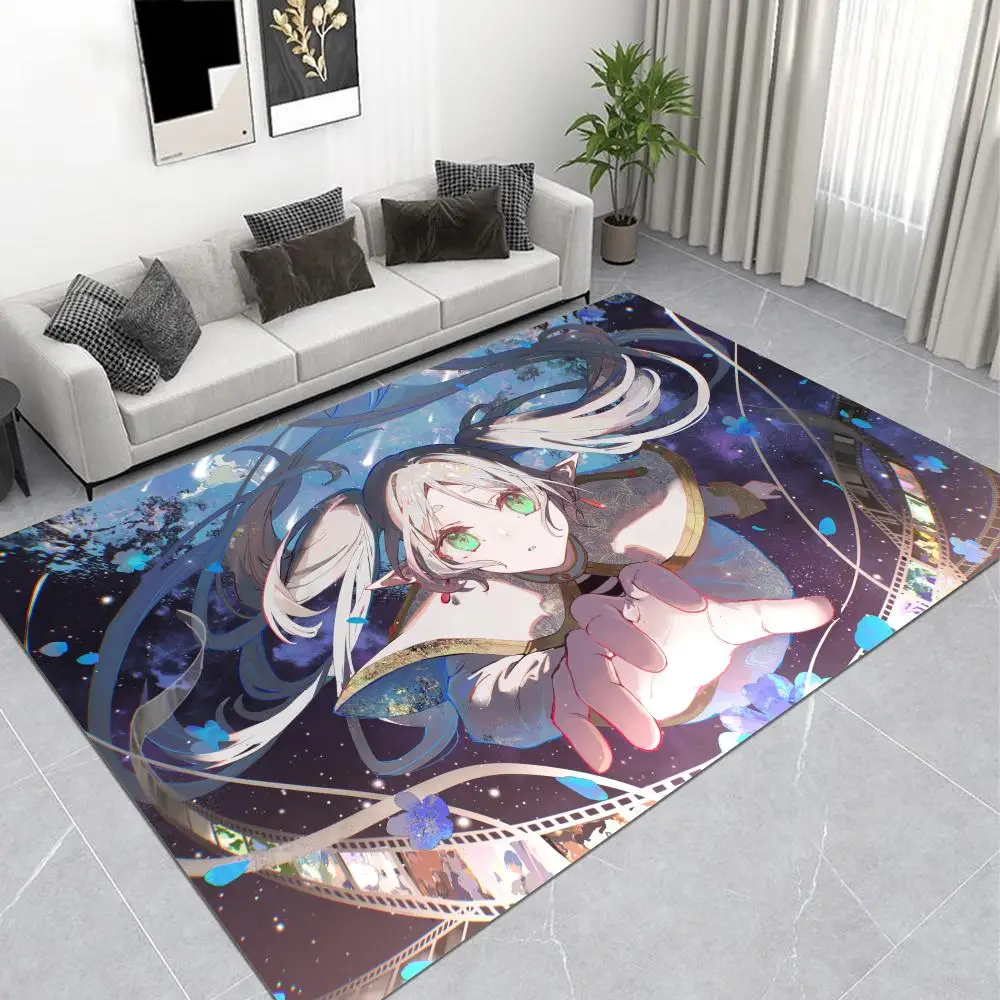 Frieren 미끄럼 방지 바닥 매트, 세탁 가능한 문짝 매트, 거실 소파 의자 공간 매트, 주방 도어매트 공간 러그