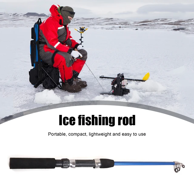 Portable Outdoor Winter Ice Fishing Rod  Fishing Rod Mini Pole Winter -  74cm/110cm - Aliexpress