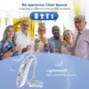 Rechargeable Digital Hearing Aid Adjustable Tone Best Sound Amplifier Portable Deaf Elderly BTE Hearing Aid 5