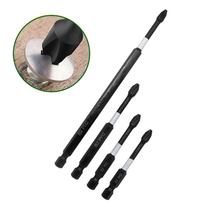 

Slotted Screwdriver Bit 65 70 90 150mm Special Non-slip Drill Bit M89B