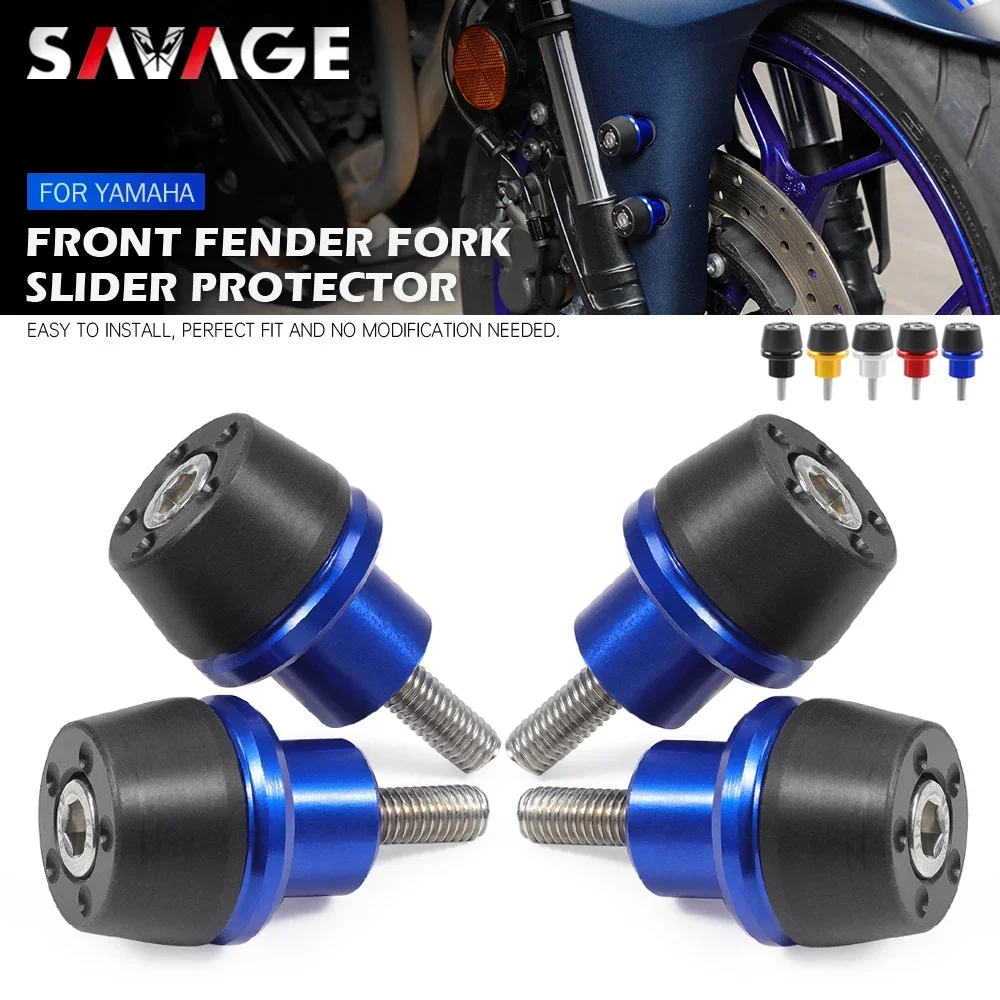 

Front Fender Fork Slider Protector For YAMAHA MT09 MT07 MT03 MT01 YZF R7 R6 R1 FZ8 FZ1 FJR1300 Motorcycle Frame Slider Screw 6mm